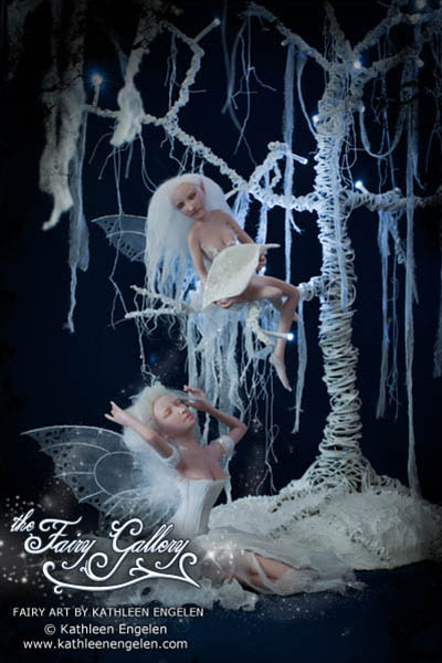 OOAK Fairy sculpture Fairy Dust Shower