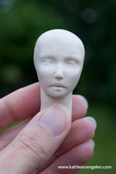 sculpting a fairy head