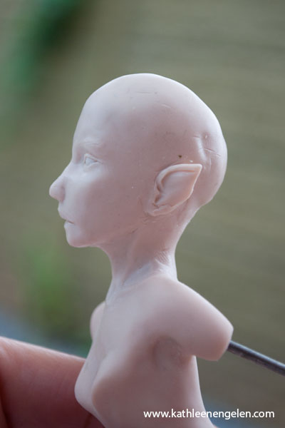 sculpting the ears